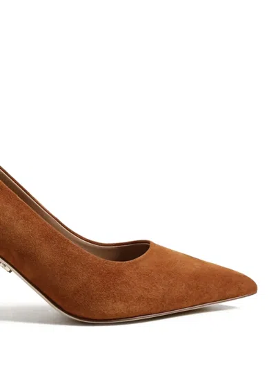 Sam Edelman Vienna Womens Comfort Insole Pointed Toe Pumps In Brown