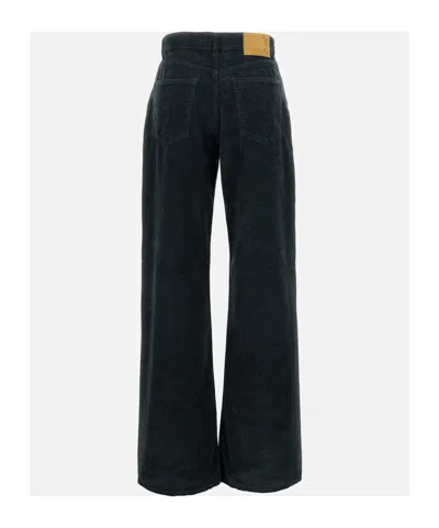 Haikure Wide-leg Trousers With Back Pockets In Black