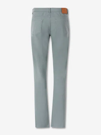 Canali Logo-patch Trousers In Multi