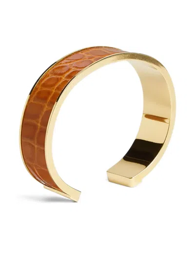 Dsquared2 Twin Cuff Bracelet In Brown