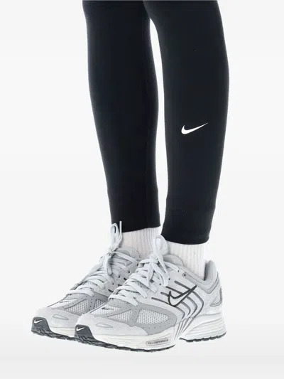 Nike High Waisted Stretch Leggings In Black