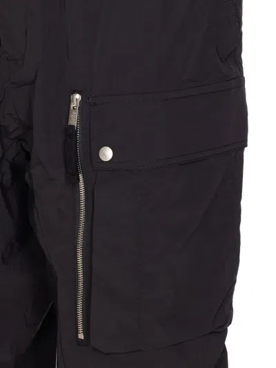 Thom Krom Elasticated-waist Cargo Trousers In Black