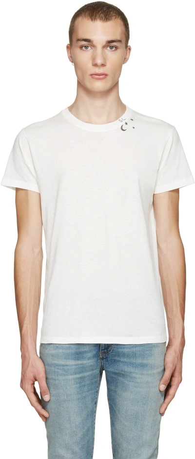 Saint Laurent Off-white Constellation T-shirt