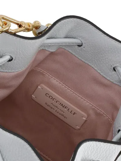 Coccinelle Beat Generation Chain-strap Bucket Bag In Neutral