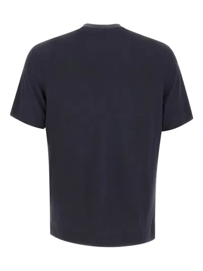 Emporio Armani Basic Crew Neck T-shirt In Blue