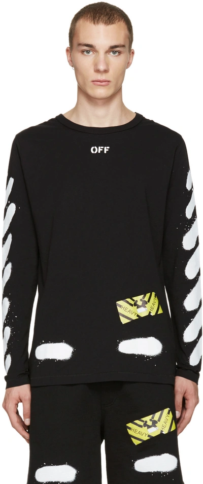 Off white spray paint long sleeve discount
