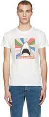 SAINT LAURENT White Sweet Dreams Shark T-Shirt
