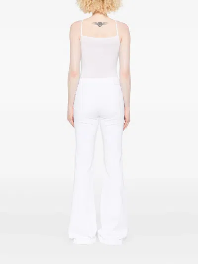 Ag Flared Jeans In White