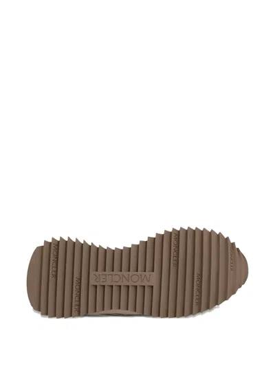 Moncler Pacey2 Suede And Nubuck Low-top Sneakers In Neutral