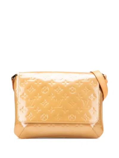 Pre-owned Louis Vuitton 2005 Monogram Vernis Thompson Street Shoulder Bag In Brown