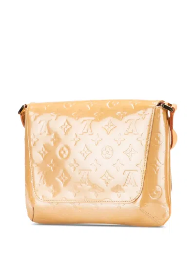 Pre-owned Louis Vuitton 2005 Monogram Vernis Thompson Street Shoulder Bag In Brown