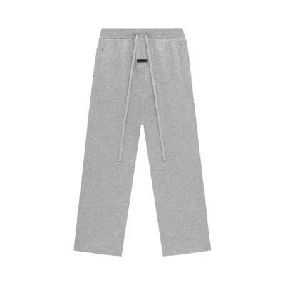 Pre-owned Essentials Fear Of God  Waffle Relaxed Pant 'dark Heather' | Grey | Women's Size Xxs In Gray