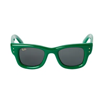 Pre-owned Ray Ban Ray-ban X A$ap Rocky Puffer Wayfarer Sunglasses 'green' | Men's Size Onesize