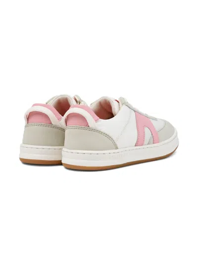 Camper Leather Panel Mesh Sneakers In Neutral