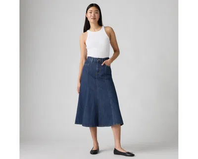 Levi's Midi Skirt In Blue