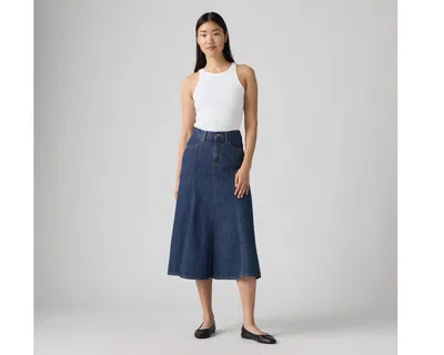 Levi's Midi Skirt In Blue