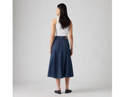 Levi's Midi Skirt In Blue