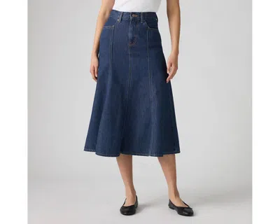 Levi's Midi Skirt In Blue