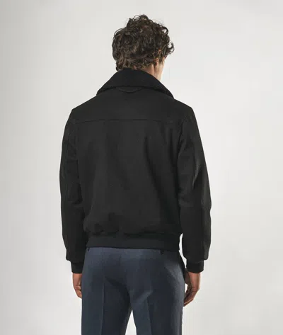 Larusmiani Aviator Jacket Transatlantic Jacket In Black