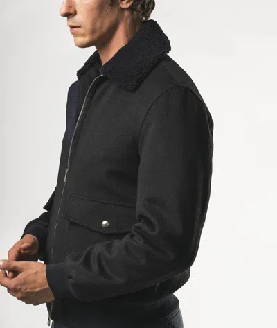 Larusmiani Aviator Jacket Transatlantic Jacket In Black