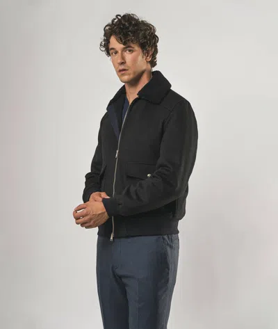 Larusmiani Aviator Jacket Transatlantic Jacket In Black