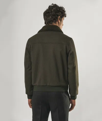 Larusmiani Aviator Jacket Transatlantic Jacket In Gray