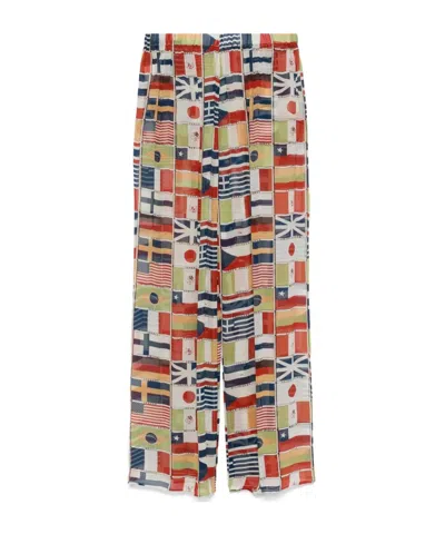 Bode International Trousers In Multi