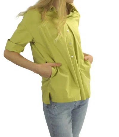 Terra Classic Big Pocket Shirt In Kiwi In Green