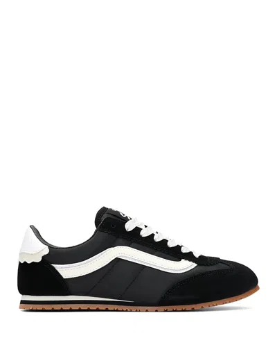 Vans Super Lowpro Black Suede Leather Sneakers