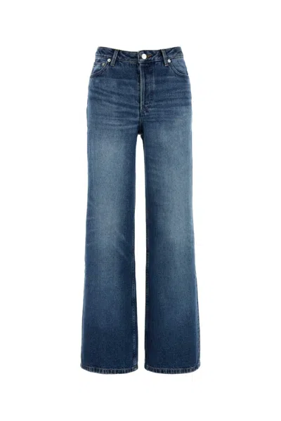 Apc A.p.c. Medium Wash Elisabeth Jeans In Blue