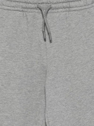 Msgm Grey Trousers For Kids With Logo In Gray