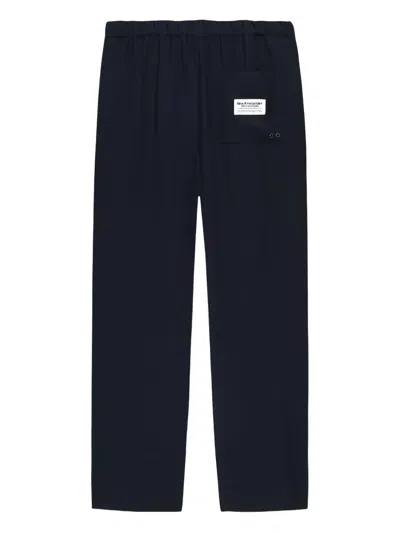 New Amsterdam Drawstring Pocket Trousers In Blue