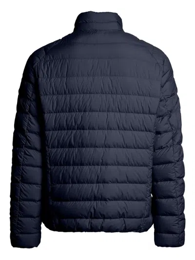 Parajumpers Slim Fit Quilted Hooded Down Jacket In Blue