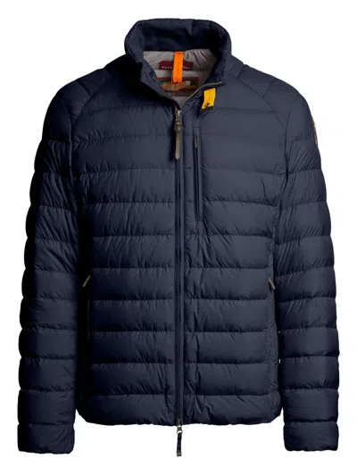 Parajumpers Slim Fit Quilted Hooded Down Jacket In Blue