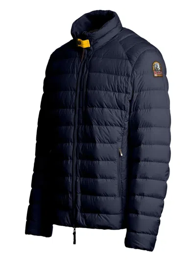 Parajumpers Slim Fit Quilted Hooded Down Jacket In Blue