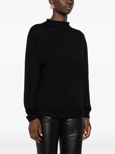 Tom Ford Roll-neck Sweater In Black