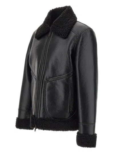 拉链飞行员夹克