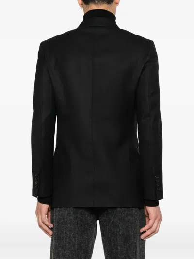 Reveres 1949 Double-breasted Jacket In Black