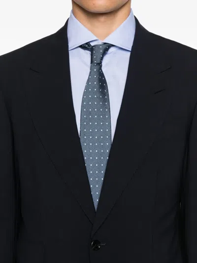 Truzzi Button-down Pocket Shirt In Blue