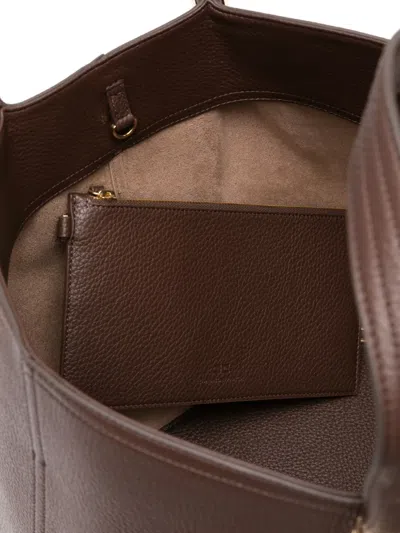 Elisabetta Franchi Shopping Bag In Brown