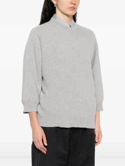 Sofie D'hoore Mouse Wool Sweater In Gray