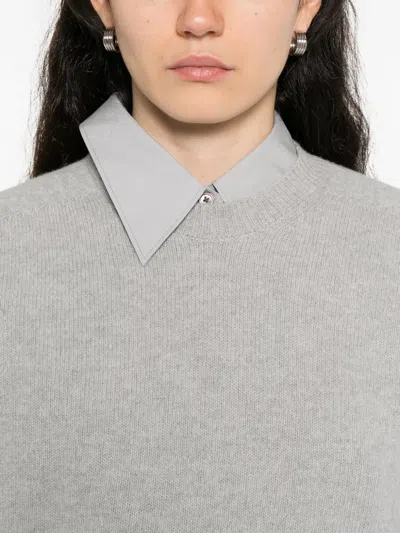 Sofie D'hoore Mouse Wool Sweater In Gray