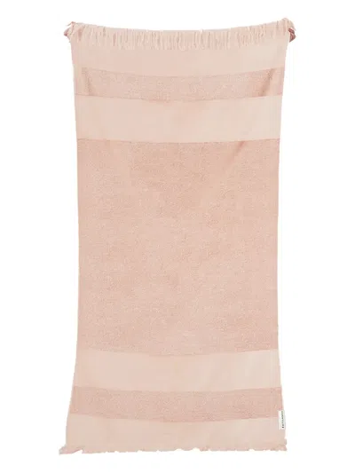 Sunnylife Fringed-trims Towel In Neutral