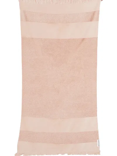 Sunnylife Fringed-trims Towel In Neutral
