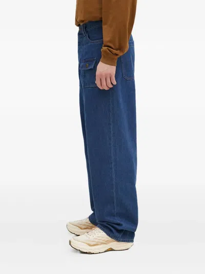Pleasures Flap-pocket Jeans In Blue