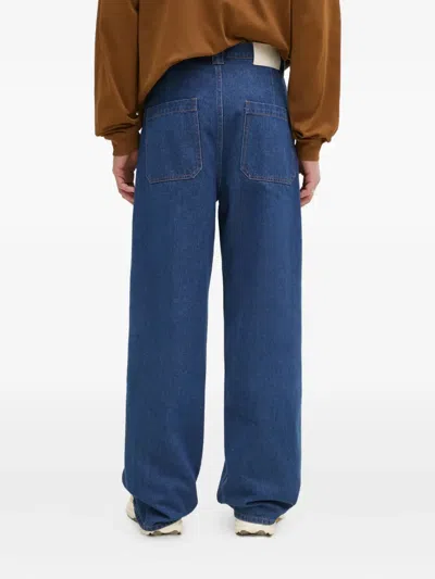 Pleasures Flap-pocket Jeans In Blue