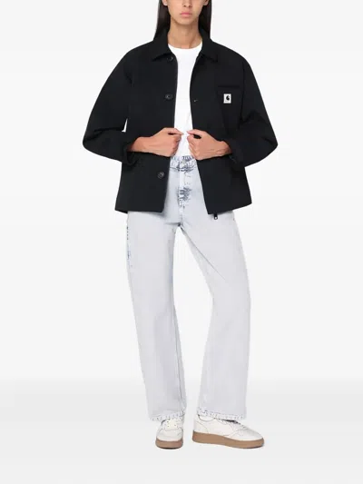 Carhartt Button-fastening Jacket In Black
