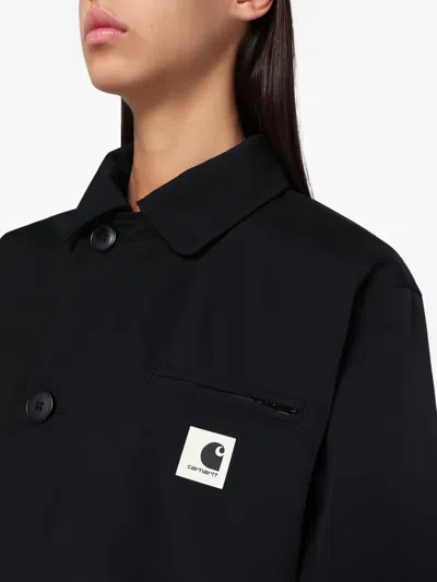 Carhartt Button-fastening Jacket In Black