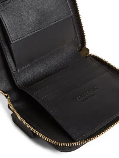 Dsquared2 Leather Wallet In Black