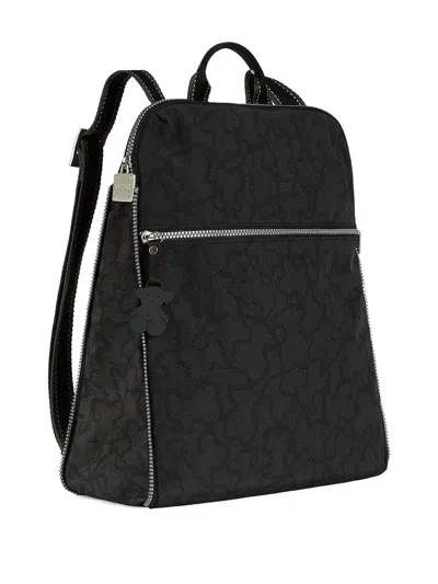 Tous Logo-print Backpack In Black